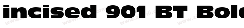 incised 901 BT Bold字体转换
